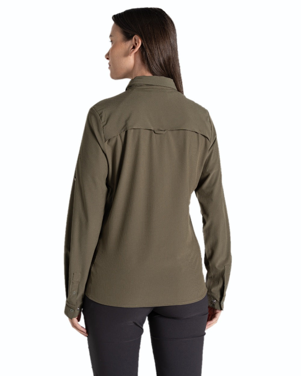 Craghoppers NosiLife Pro Women's Long Sleeve Shirt - Insect Repellent Hiking & Travel Shirt for Outdoor Adventures