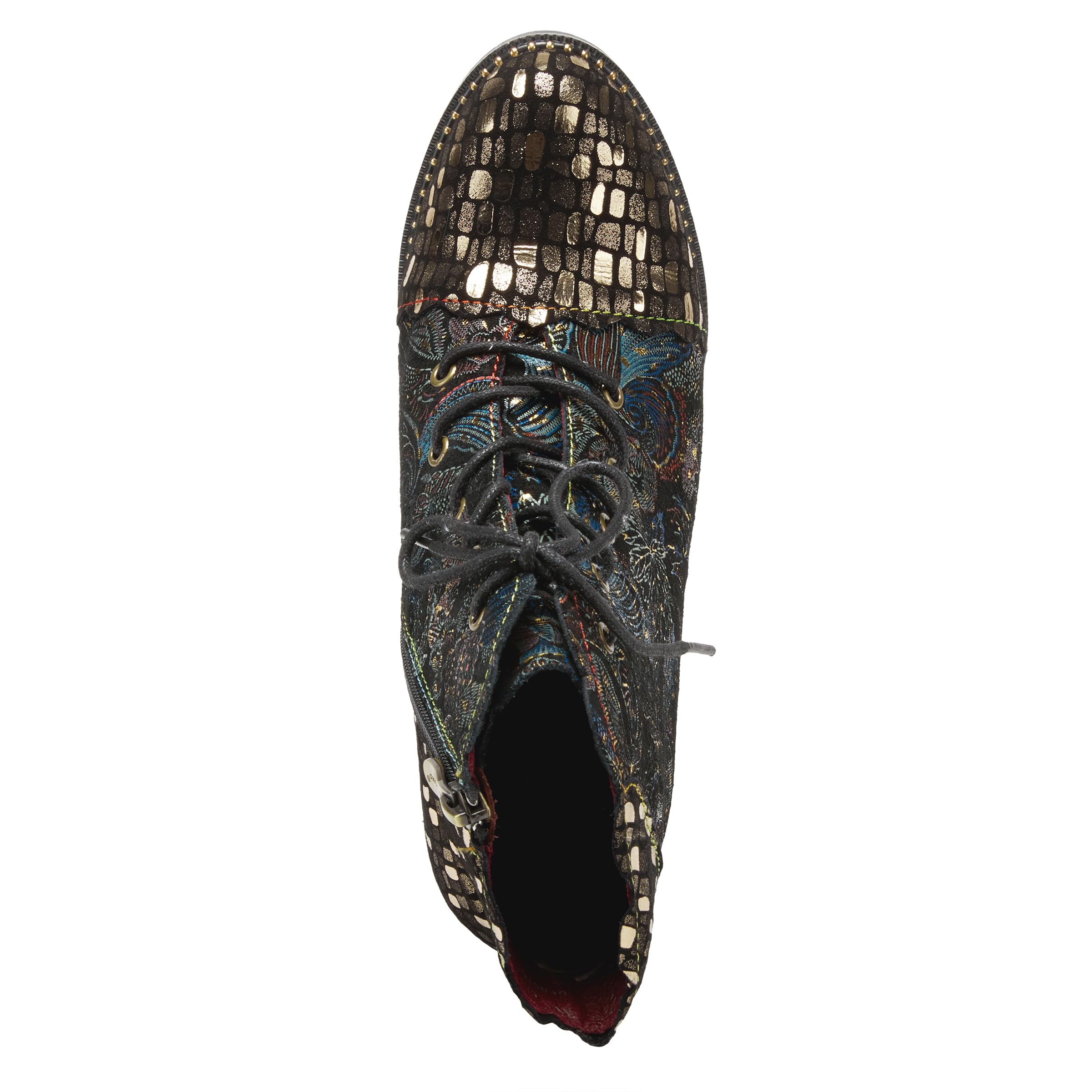 L'Artiste Spring Step Women's Glitterail Bootie - Stylish Ankle Boots with Glitter Detail for Casual Outings & Evening Events