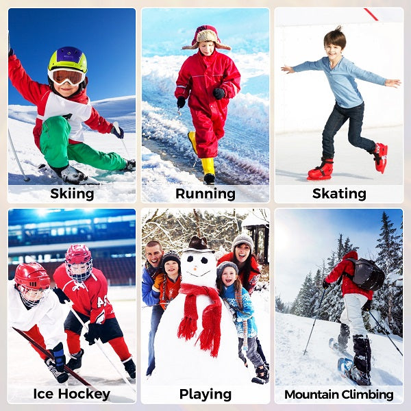 COOLOMG Youth Seamless Base Layer Underwear Set - Thermal Shirt & Pants for Kids - CH005 | Perfect for Winter Sports, Outdoor Activities & Cold Weather Comfort