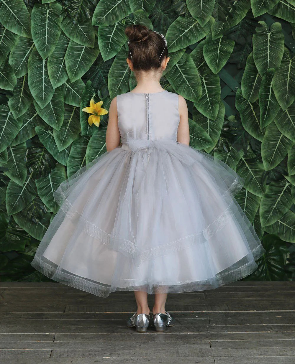 Elegant Party & Flower Girl Dress (D 792) - Perfect for Weddings, Birthday Parties & Special Occasions