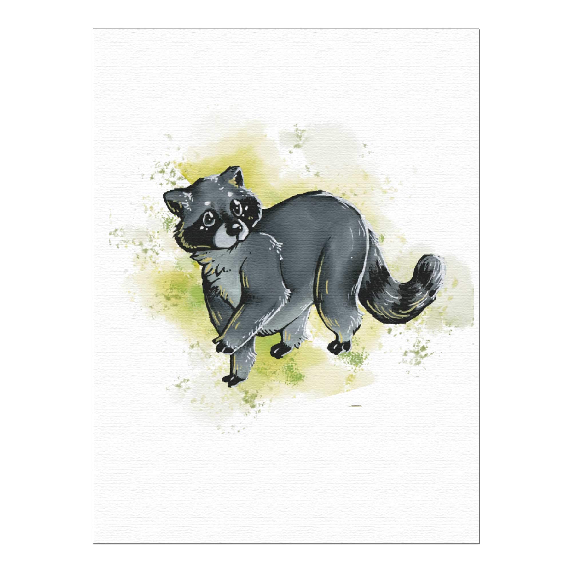 Mountain Animal Nursery Wall Art - Set of 6 Unframed 8x10 Inch Prints for Baby Room Decor | Wildlife Themed Kids Bedroom, Playroom & Nursery Wall Decorations