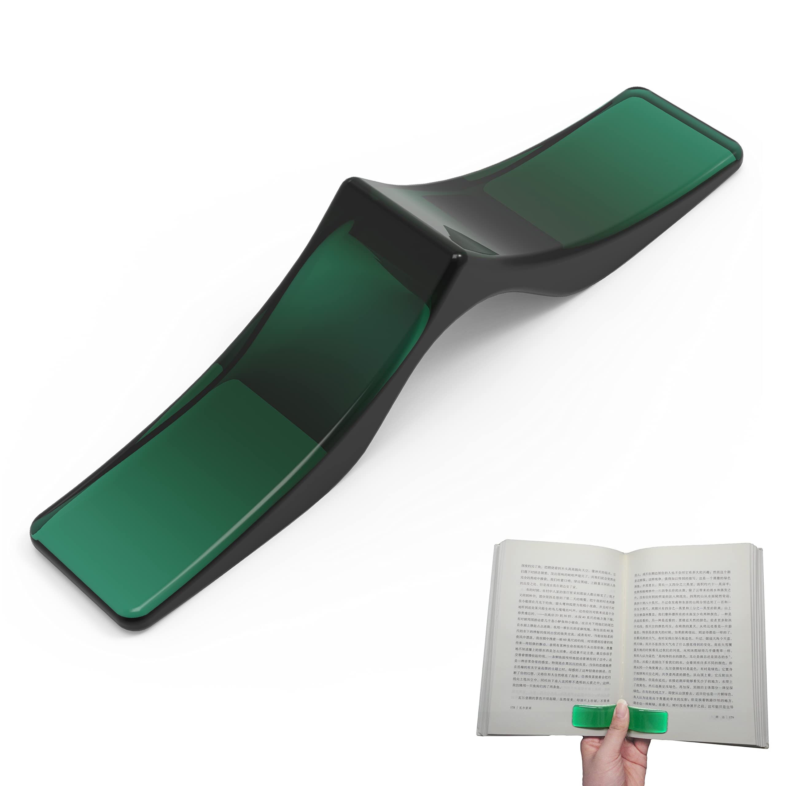 Finger Book Holder for Reading in Bed - Thumb Book Page Holder & Opener - Perfect Book Accessories for Book Lovers - Ideal for Reading in Bed, Travel, or Relaxing with a Book