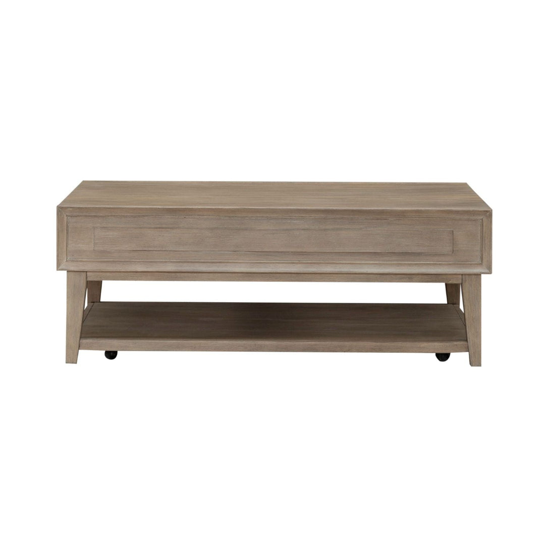 Modern Brentwood Cocktail Table - Stylish Round Coffee Table for Living Room, Lounge & Patio - Perfect for Entertaining Guests & Relaxing with Drinks