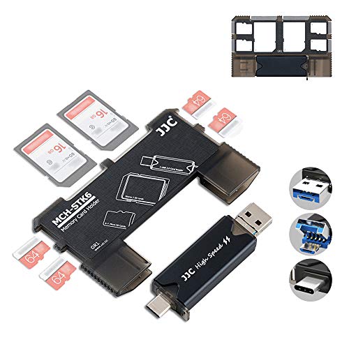6 Slots=4 Micro SD + 2 SD + Card Reader