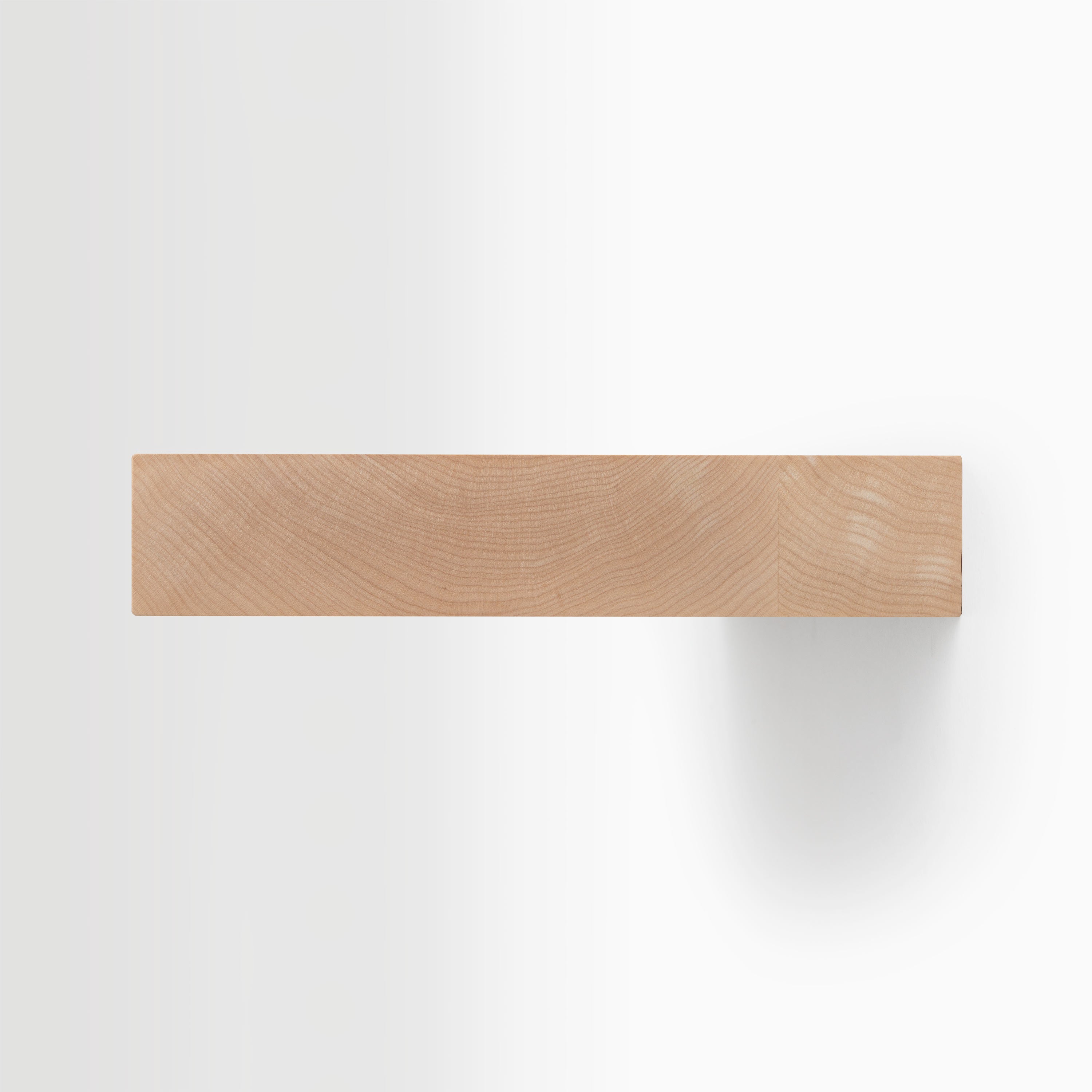Premium Aksel Inlay Maple Floating Shelf - Handcrafted Wood Wall Shelves for Living Room, Bathroom & Kitchen Decor | Space-Saving Storage Solution