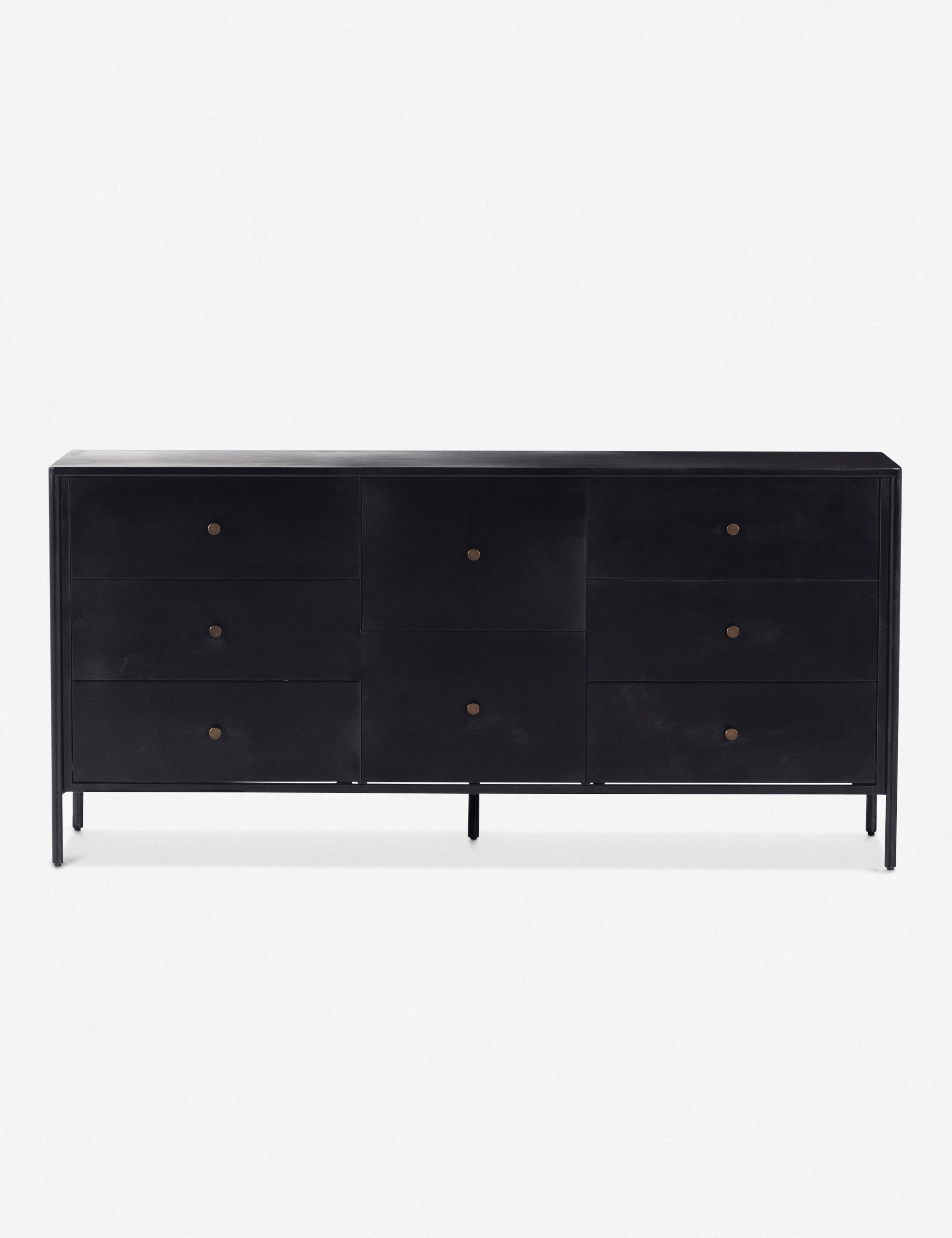 Mathus 8 Drawer Dresser - Modern Wooden Chest of Drawers for Bedroom Storage Organizer | Perfect for Bedroom, Nursery, Dorm Room & Closet Organization