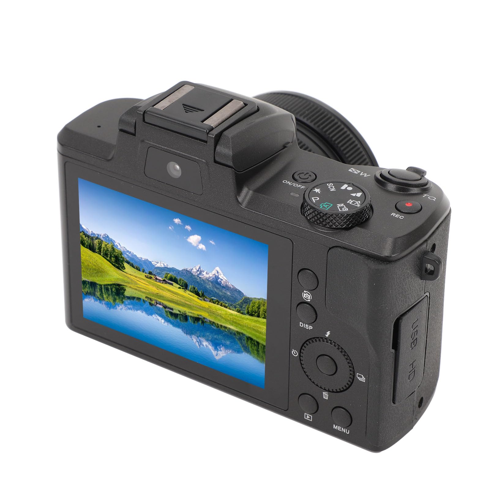 5K 64MP Digital Camera with Dual Autofocus Lenses & 10X Zoom - 3.2