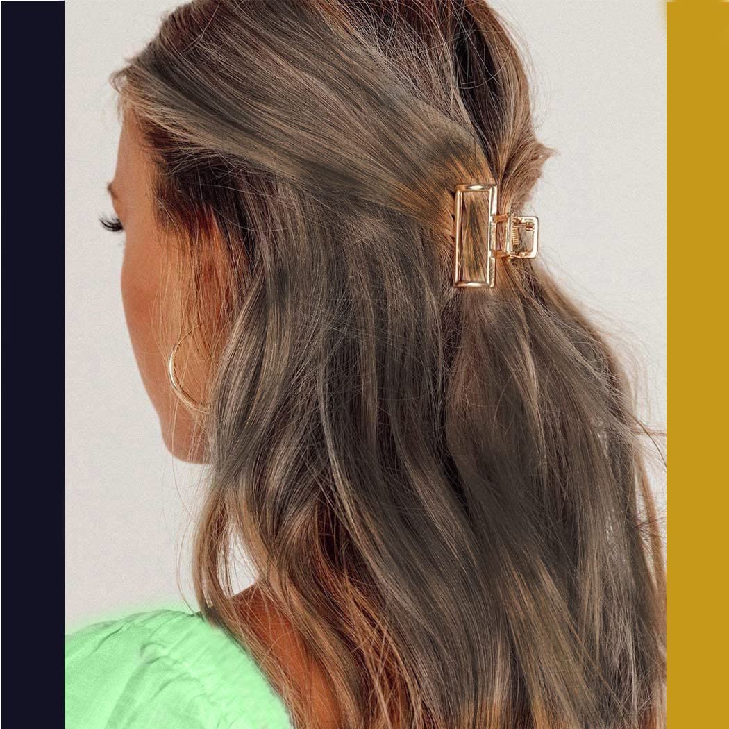 Upavista Women's Hair Clips - 8 Pack | Non-Slip Hair Accessories for Women | Perfect for Work, Gym & Everyday Styling