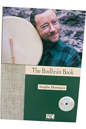 Roosebeck Tunable Irish Bodhran Drum Set with Tipper - Red Cedar Wood, Includes Instructional Book & CD by Steafan Hannigan | Perfect for Celtic Music, Traditional Irish Performances & Music Education