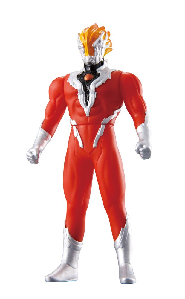 Ultraman Ultra Hero Series EX Gren Fire Action Figure - From Ultraman Zero The Movie: Super Deciding Fight! The Belial Galactic Empire - Perfect for Collectors & Display