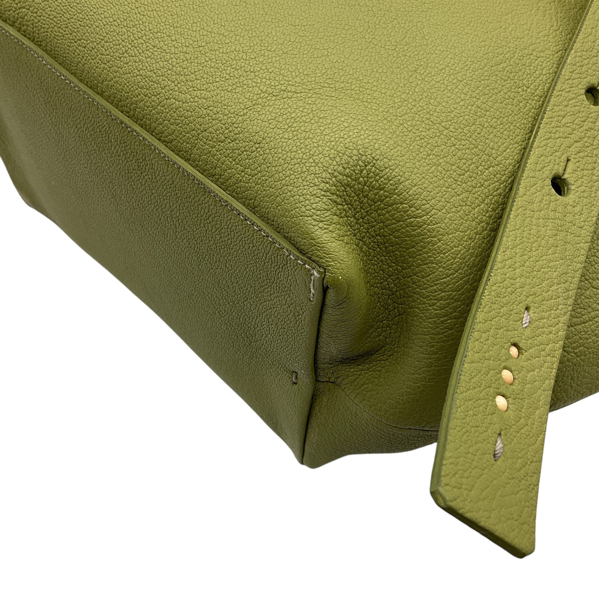 Henry Beguelin Genuine Green Leather Medium Jar Bag - Stylish Handbag for Women, Perfect for Work, Travel & Everyday Use