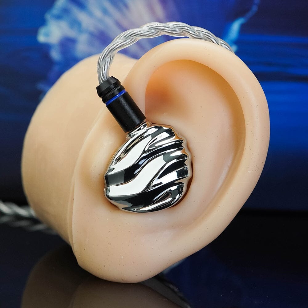 TRN Shell 3DD + 1 Planar Driver HiFi In-Ear Earphones with Detachable Cable - Premium Sound for Music, Gaming & Audiophiles - Perfect for Studio, Travel & Workout