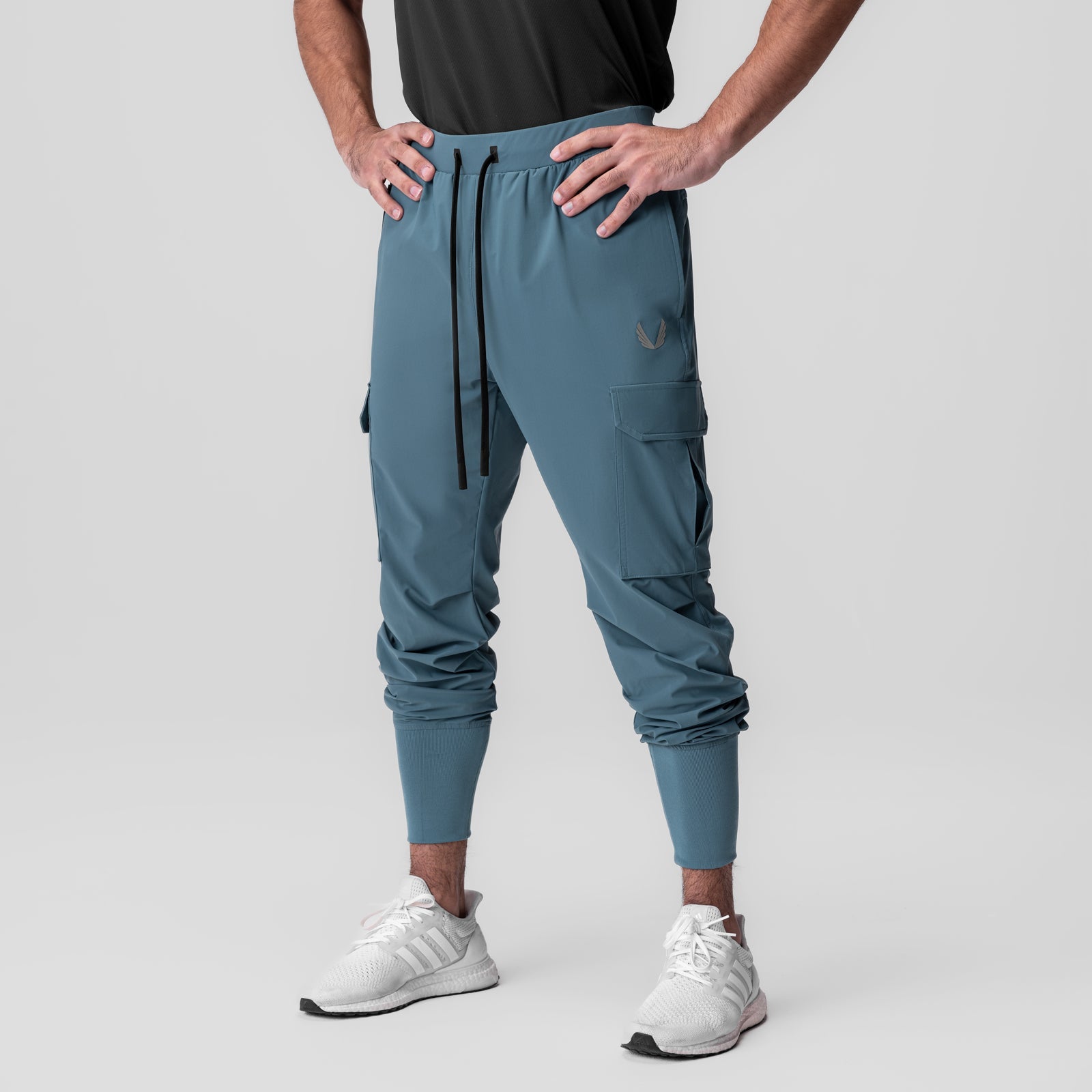 ASRV Tetra Lite Ice Cargo High Rib Jogger Pants - Men's Lightweight Performance Joggers for Running, Training & Outdoor Activities
