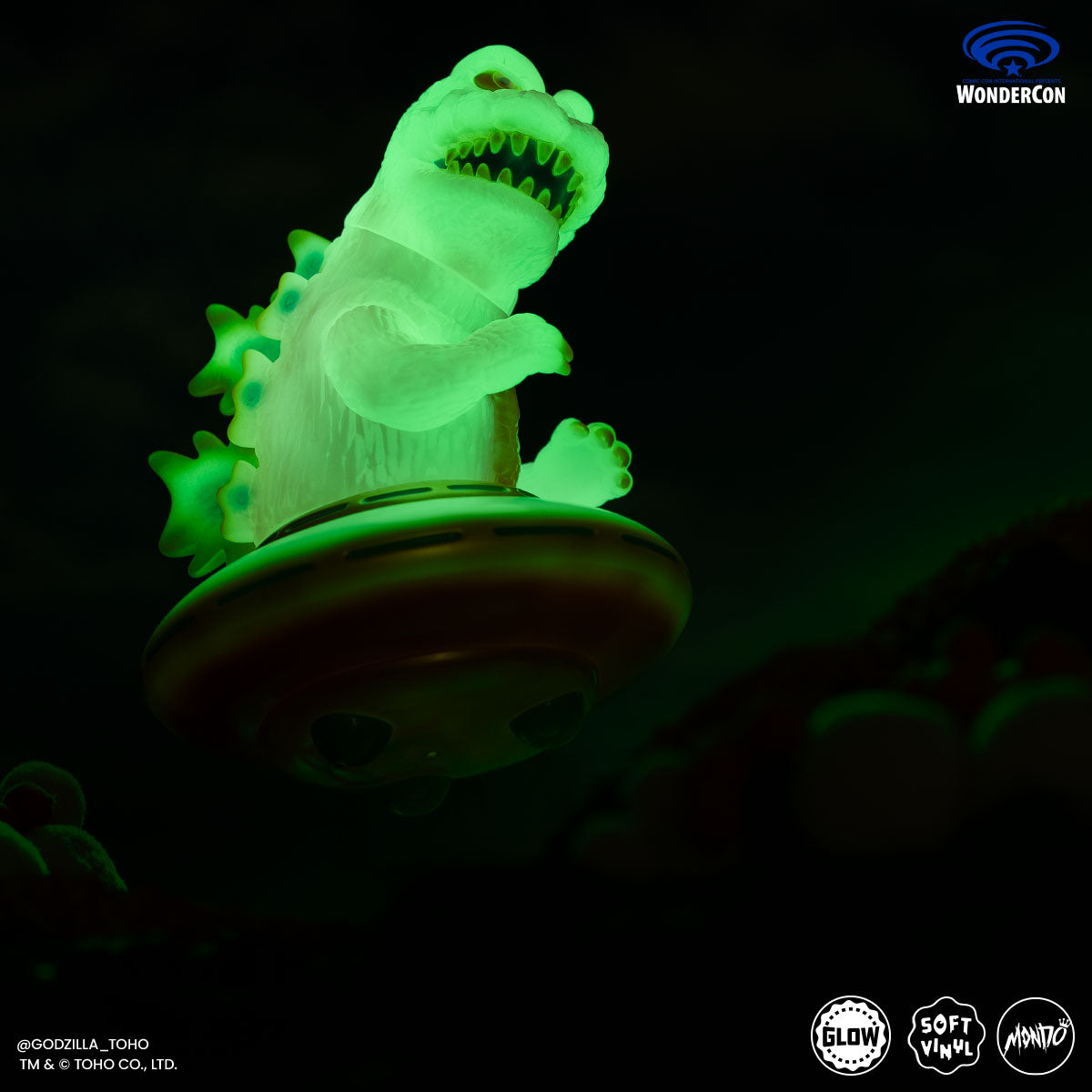 Godzilla UFO Soft Vinyl Figure - Cherry Blossom Limited Edition Collectible Toy for Anime Fans | Perfect for Display, Gifts & Pop Culture Collections