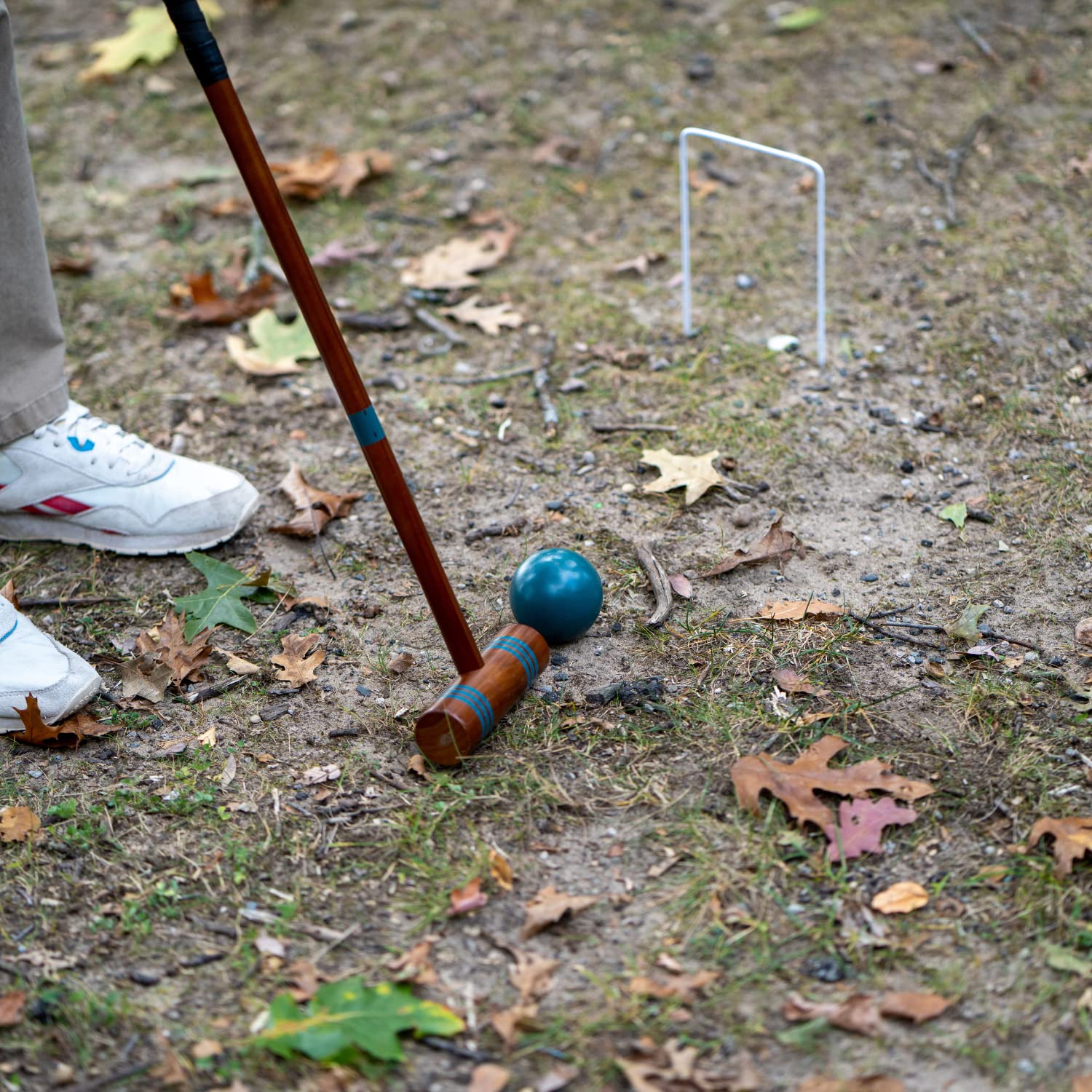 Premium 6-Player Croquet Set with Travel Carry Bag - Portable Outdoor Lawn Game for Backyard, Beach, Picnic & Camping - Perfect for Family Gatherings & Parties