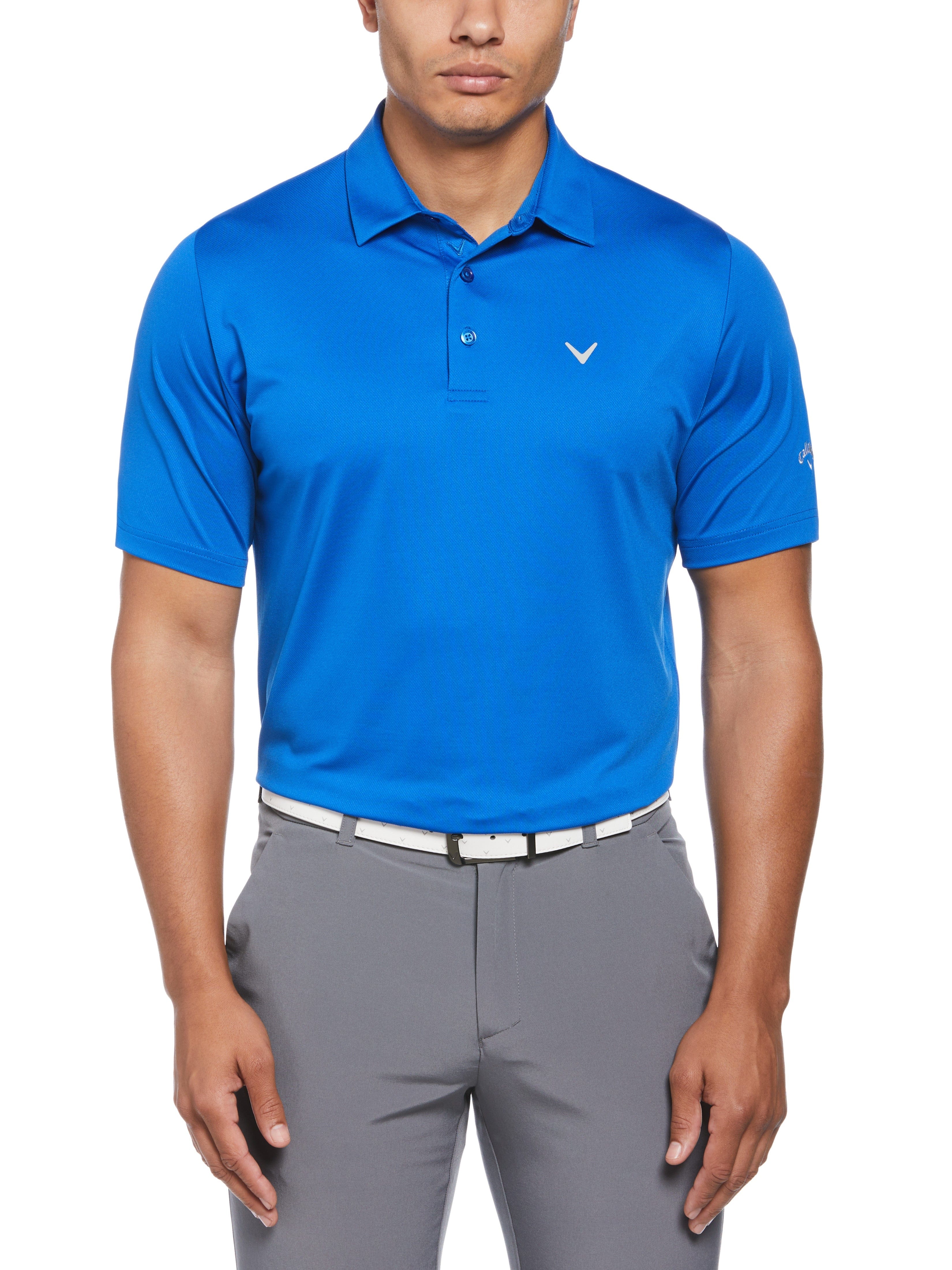 Men's Performance Swing Tech™ Solid Polo Shirt - Moisture-Wicking & Breathable for Golf, Tennis & Casual Wear