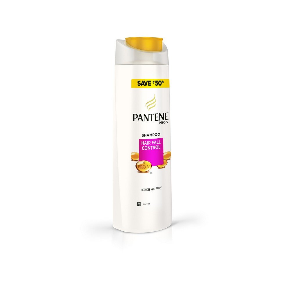 Pantene Pro-V Hair Fall Control Shampoo for Women & Men - 12.2 fl oz (360ml) - Reduces Hair Loss & Strengthens Hair - Daily Use for Thicker, Healthier Hair - Ideal for Home & Travel