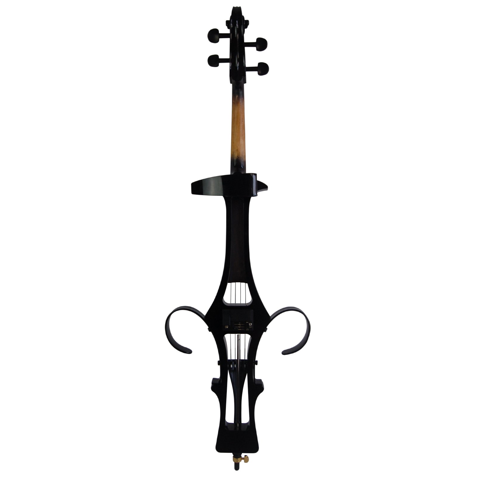 Handmade Professional Solid Wood Electric Cello 4/4 Full Size with Silent Practice Mode - Perfect for Home Practice, Studio Recording & Live Performances