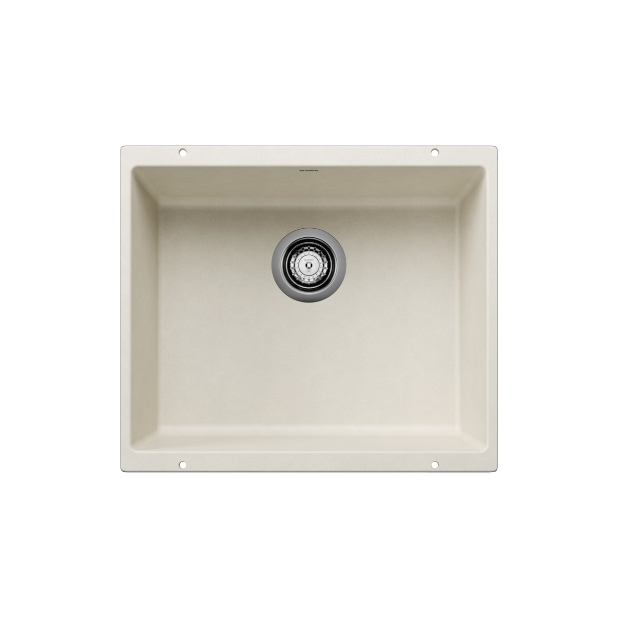 Blanco PRECIS 21 Undermount Single Bowl SILGRANIT Kitchen Sink - Durable Stain-Resistant Composite Sink for Modern Kitchens | Perfect for Food Prep, Dishwashing & Busy Households