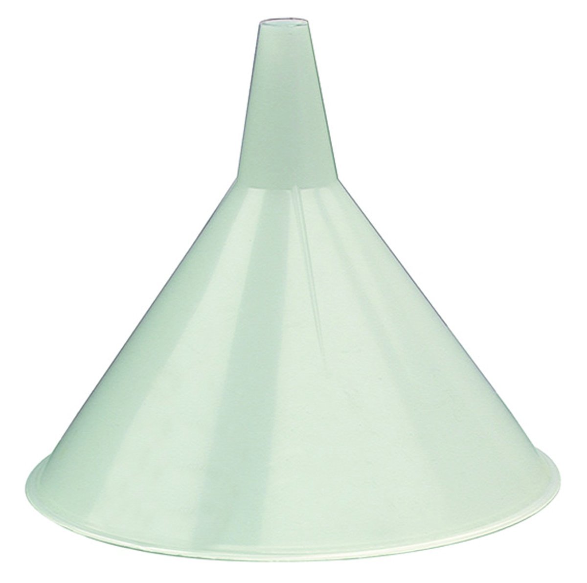 LubriMatic 75-064 48oz White Plastic Funnel - Heavy Duty Economy Funnel for Automotive Fluids, Oil Changes & DIY Projects