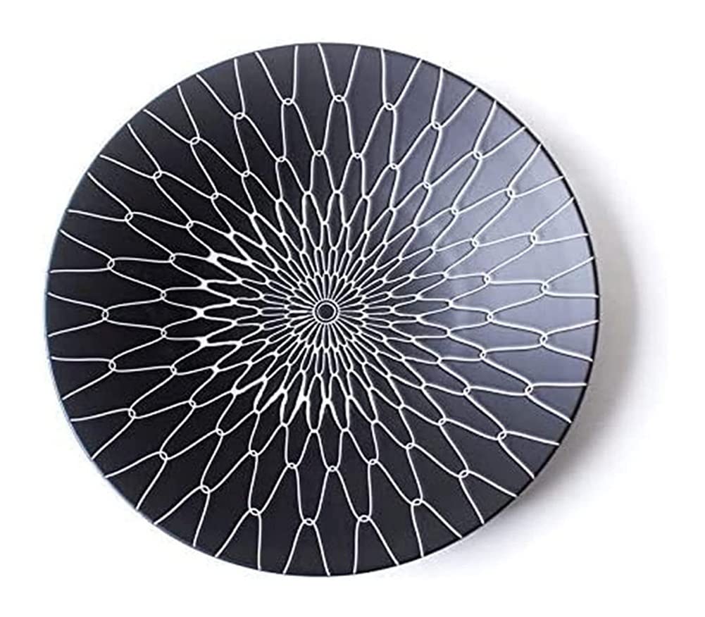 Premium Matte Black Stoneware Dinner Plates Set - 12-Piece Ceramic Dinnerware for Steak, Pasta & Snacks | Elegant Western Style Hotel & Restaurant Tableware | Dishwasher & Microwave Safe for Everyday Use