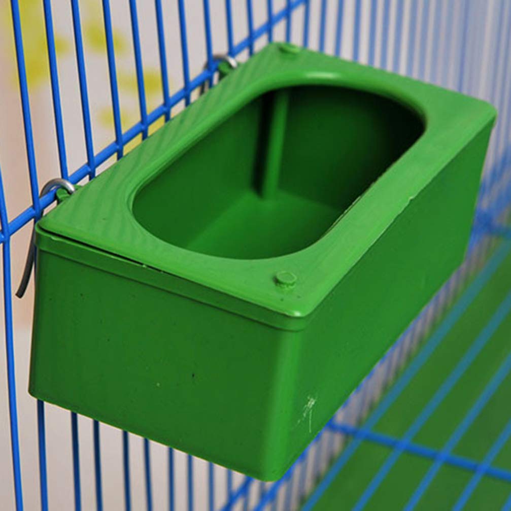 DOITOOL 10Pcs Hanging Bird Feeder & Water Dispenser - Durable Cage Mounted Food and Water Dish for Parrots, Pigeons, Small Birds - Perfect for Aviaries, Pet Cages, and Outdoor Bird Feeding Stations
