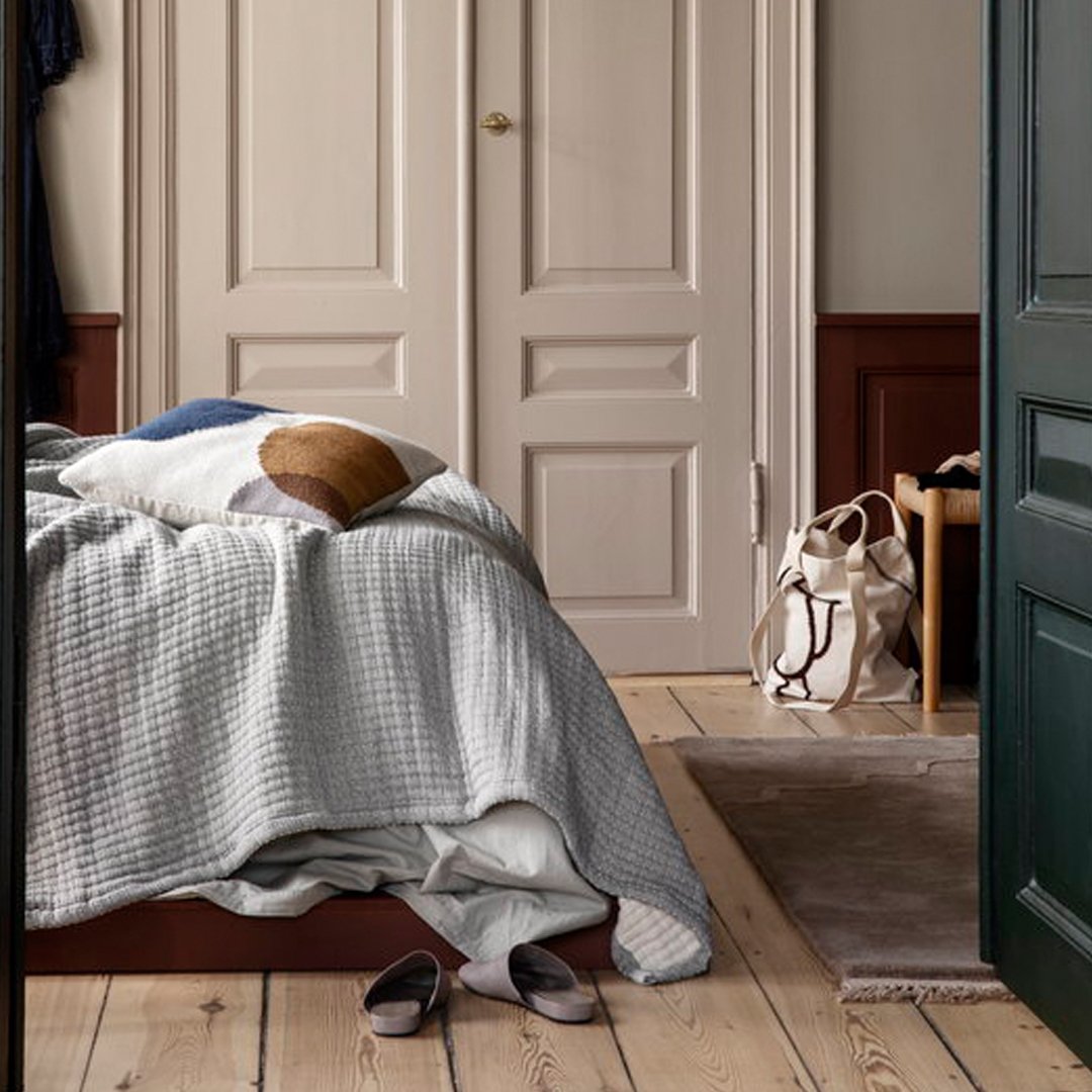 Ferm Living Daze Bedspread - Soft & Stylish Nordic Design Bed Cover for Cozy Bedroom Decor | Perfect for Master Bedroom, Guest Room & Airbnb Stays