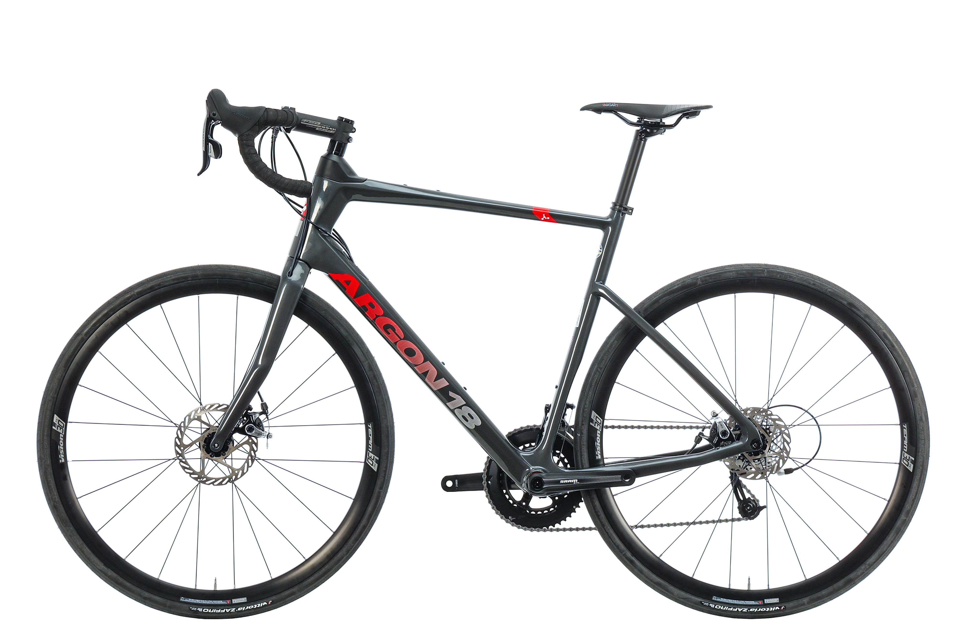 **2023 Argon 18 Krypton CS SRAM Rival 22 Road Bike - Lightweight Carbon Frame, Large Size - Perfect for Racing & Endurance Cycling**