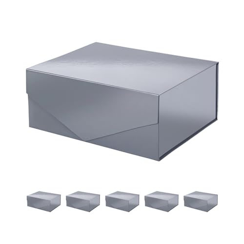 9x6.5x3.8 Inch-Gray-Pack of 6