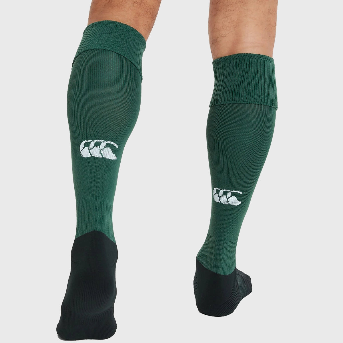 Canterbury Club Rugby Socks - Forest Green | Durable Sports Socks for Rugby Players & Fans | Perfect for Matches, Training & Casual Wear