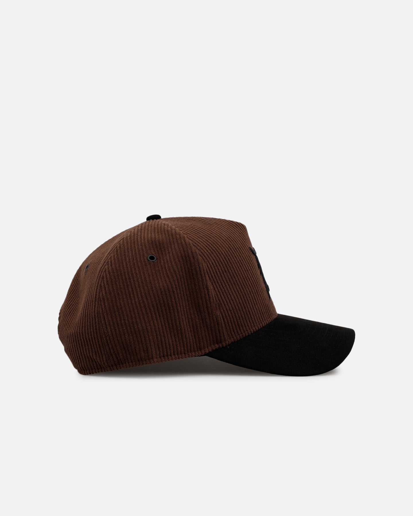 47 Brand Detroit Tigers 'Barren' Snapback Hat - Corduroy Baseball Cap in Brown/Black for Men's Sports & Casual Wear