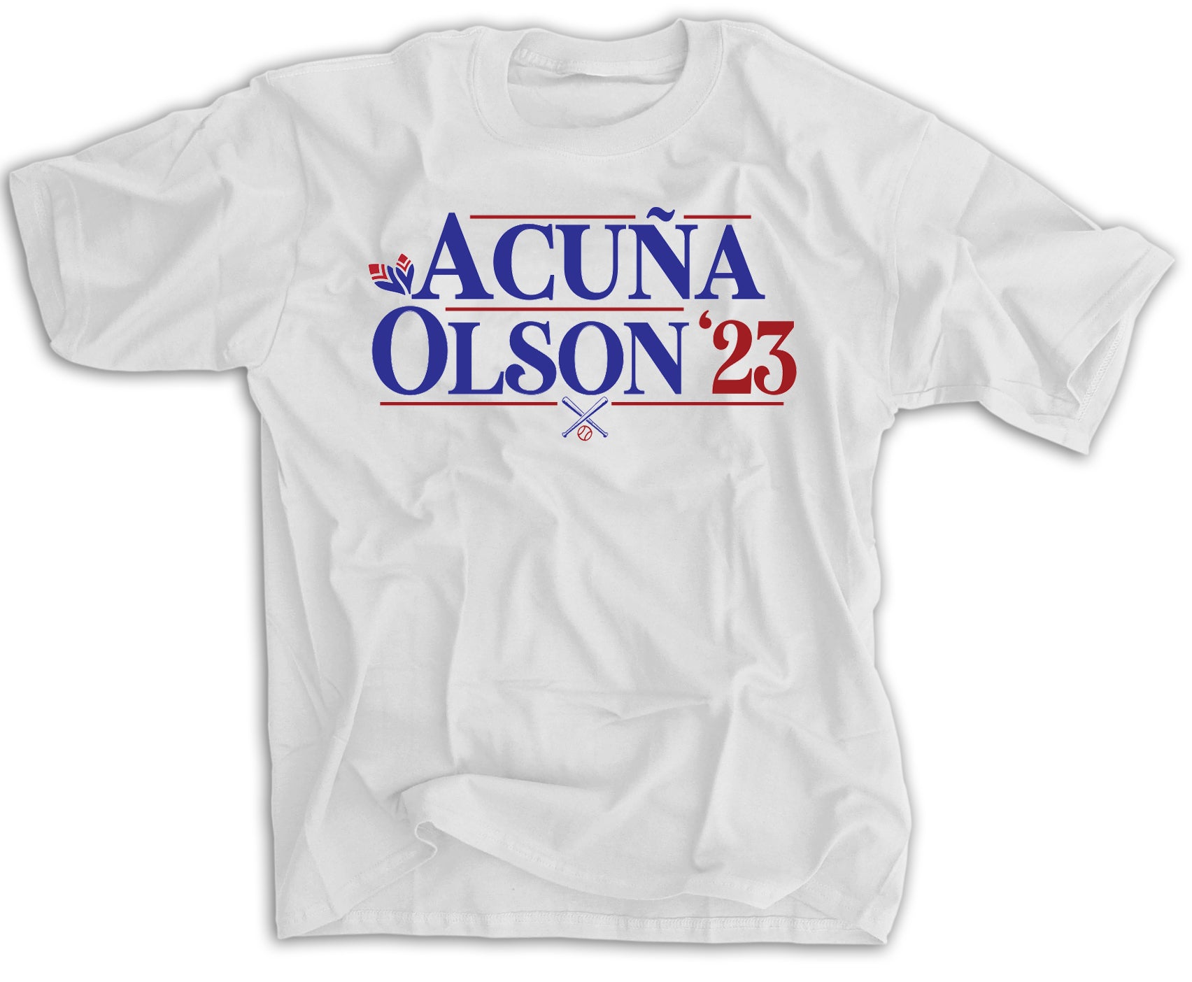 Acuña Olson '23 Atlanta Braves Baseball Fan T-Shirt for Men & Women (S-5XL) - Perfect for Games, Tailgates & Casual Wear