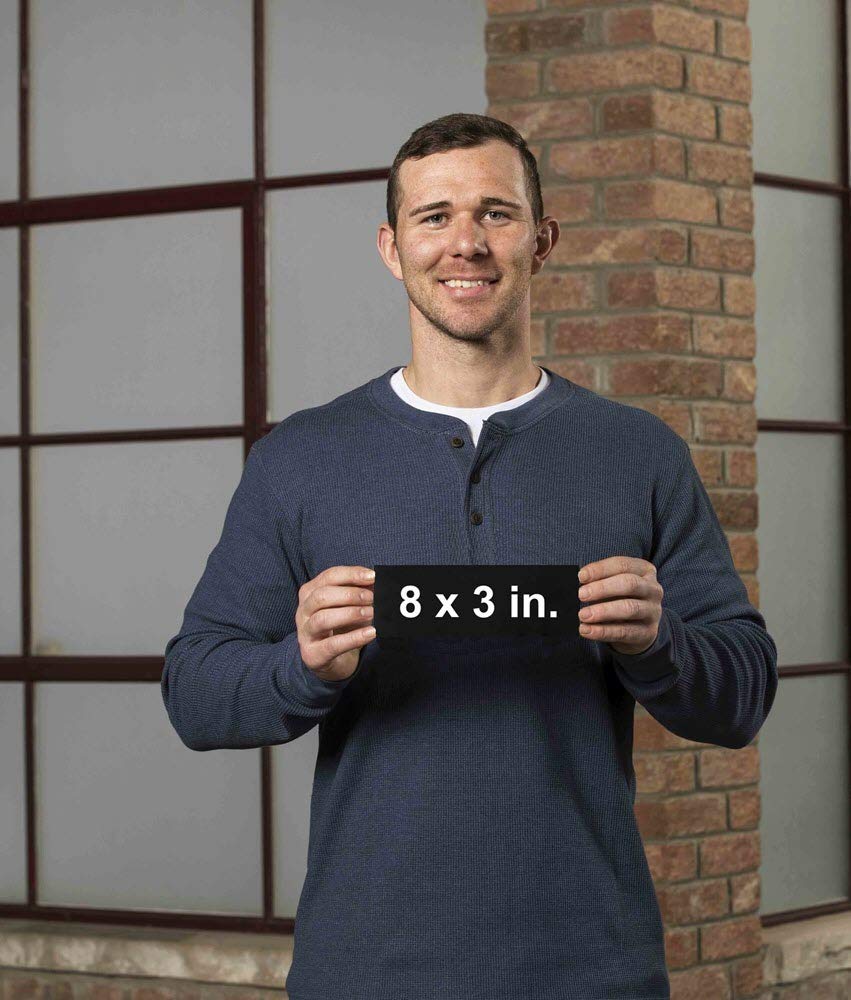 ComplianceSigns.com Janitors Closet Engraved Sign - 8x3 Inch White on Black Acrylic Wayfinding Sign - Made in USA - Perfect for Office Buildings, Schools & Maintenance Areas