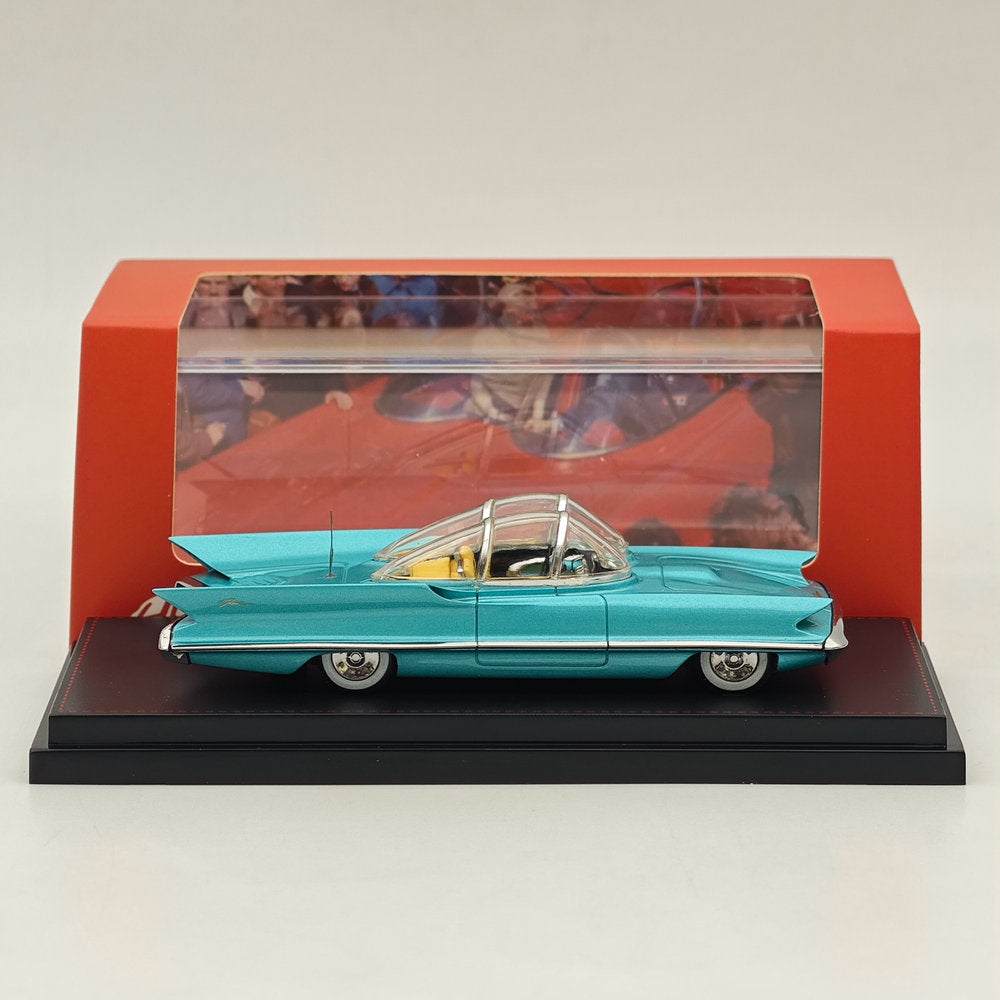 1/64 HRN Model 1955 FUTURA CONCEPT Diecast Car - Green Collectible Miniature Vehicle for Display, Gifts & Car Enthusiasts