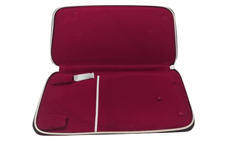 Premium Maroon Jewelry Pouch & Vanity Box - 12x6 Inches Beauty Organizer for Travel, Storage & Gifting (1 Piece)