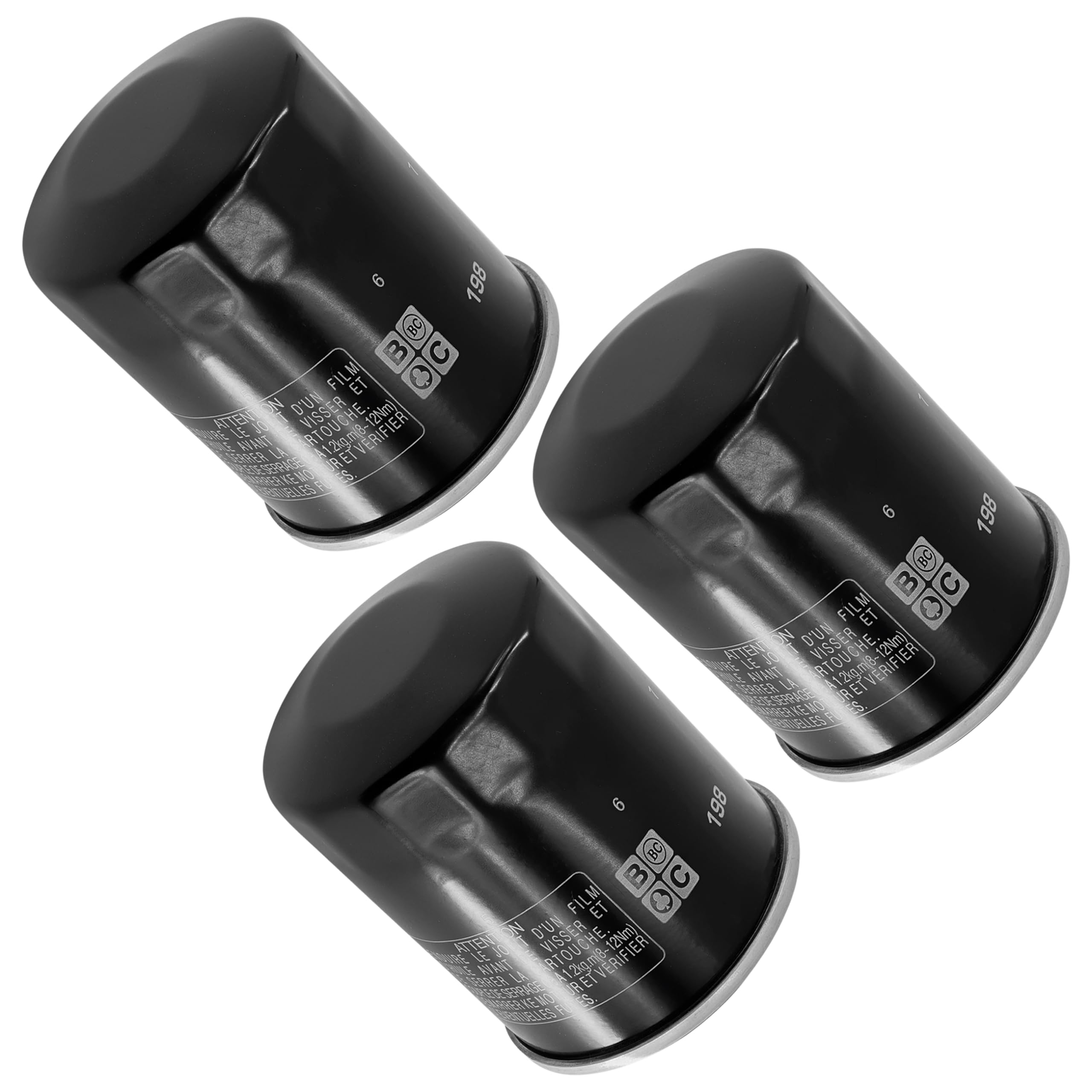 Caltric 3 Pack Oil Filter Compatible with Polaris Ranger RZR 4 800 Edition 760 (2010-2012) - High Performance Replacement Oil Filters for Off-Road ATV & UTV Maintenance