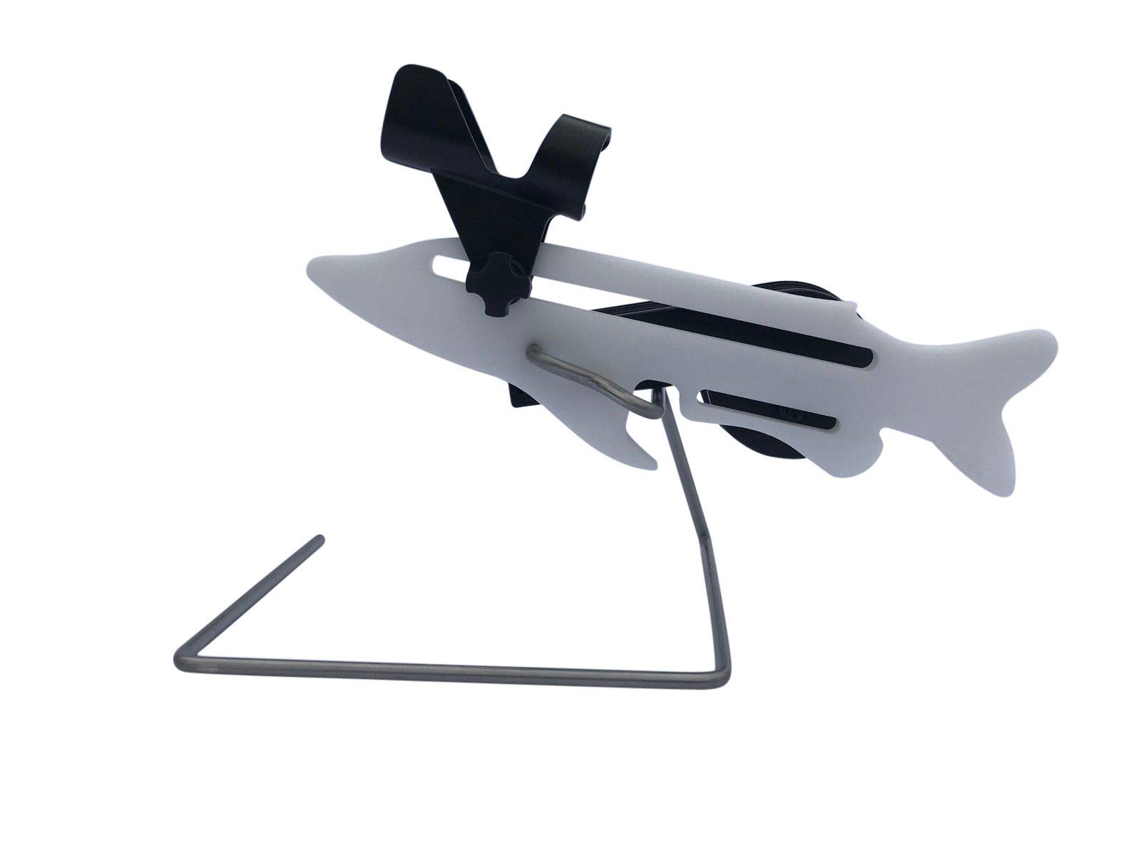 Automatic Jigging Rod Holder with Floating Warmer - Ice Fishing Gear Combo for Tip Up Fishing | Durable Fishing Accessories for Men & Women | Perfect for Winter Ice Fishing Adventures
