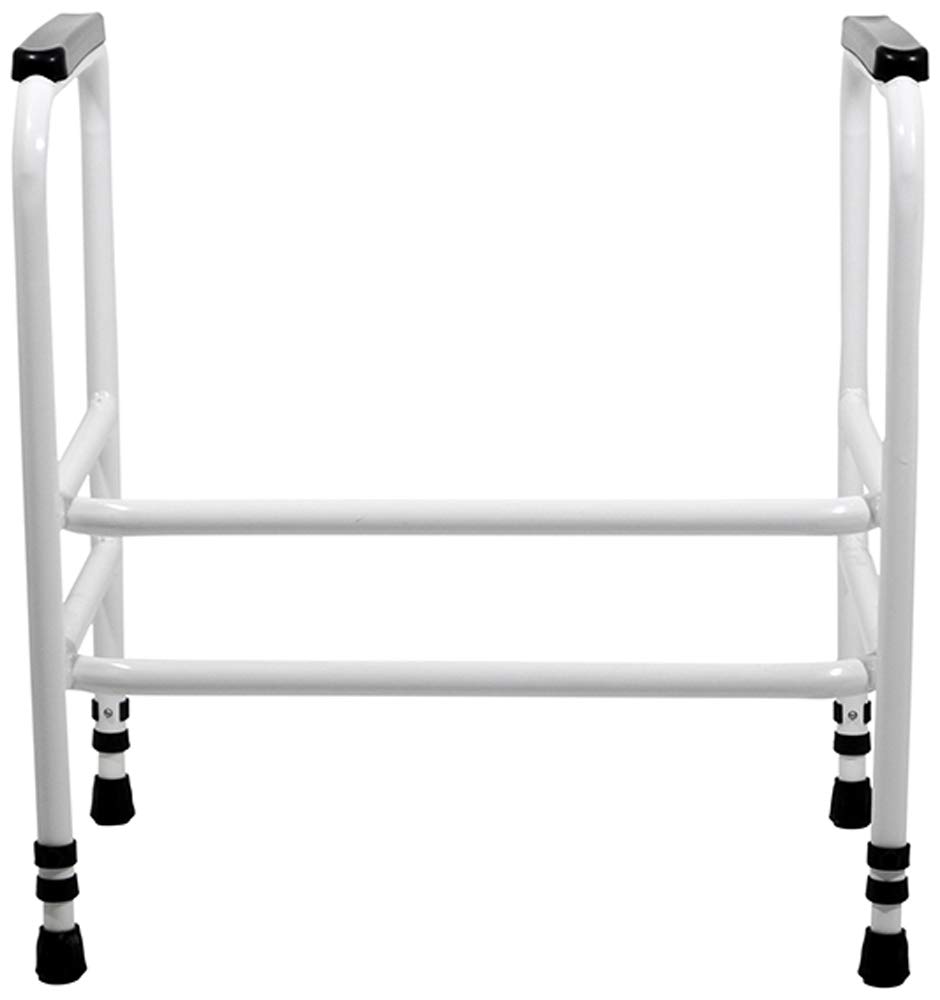Aidapt Adjustable Height Bariatric Toilet Safety Frame with Non-Slip Feet - Pre-Assembled for Easy Setup | Ideal for Elderly, Disabled & Post-Surgery Bathroom Safety Support