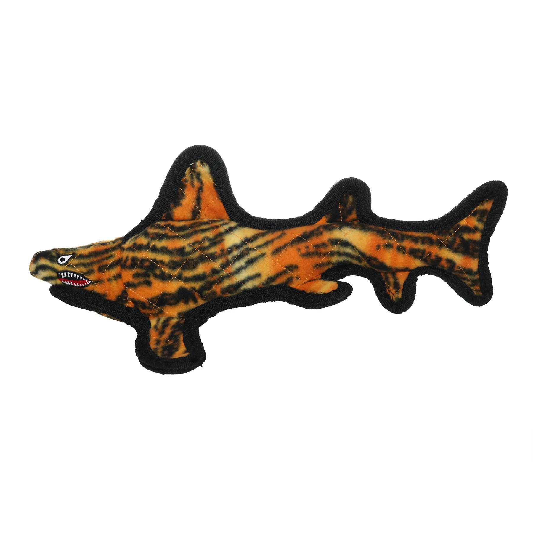 TUFFY Ultra-Durable Soft Dog Toy - Ocean Tiger Shark with Squeakers, Multi-Layer Construction for Tough Chewers | Interactive Play for Tug, Fetch & Toss | Machine Washable & Floats (Combo Pack #2) - Perfect for Aggressive Chewers, Beach Trips & Water Play