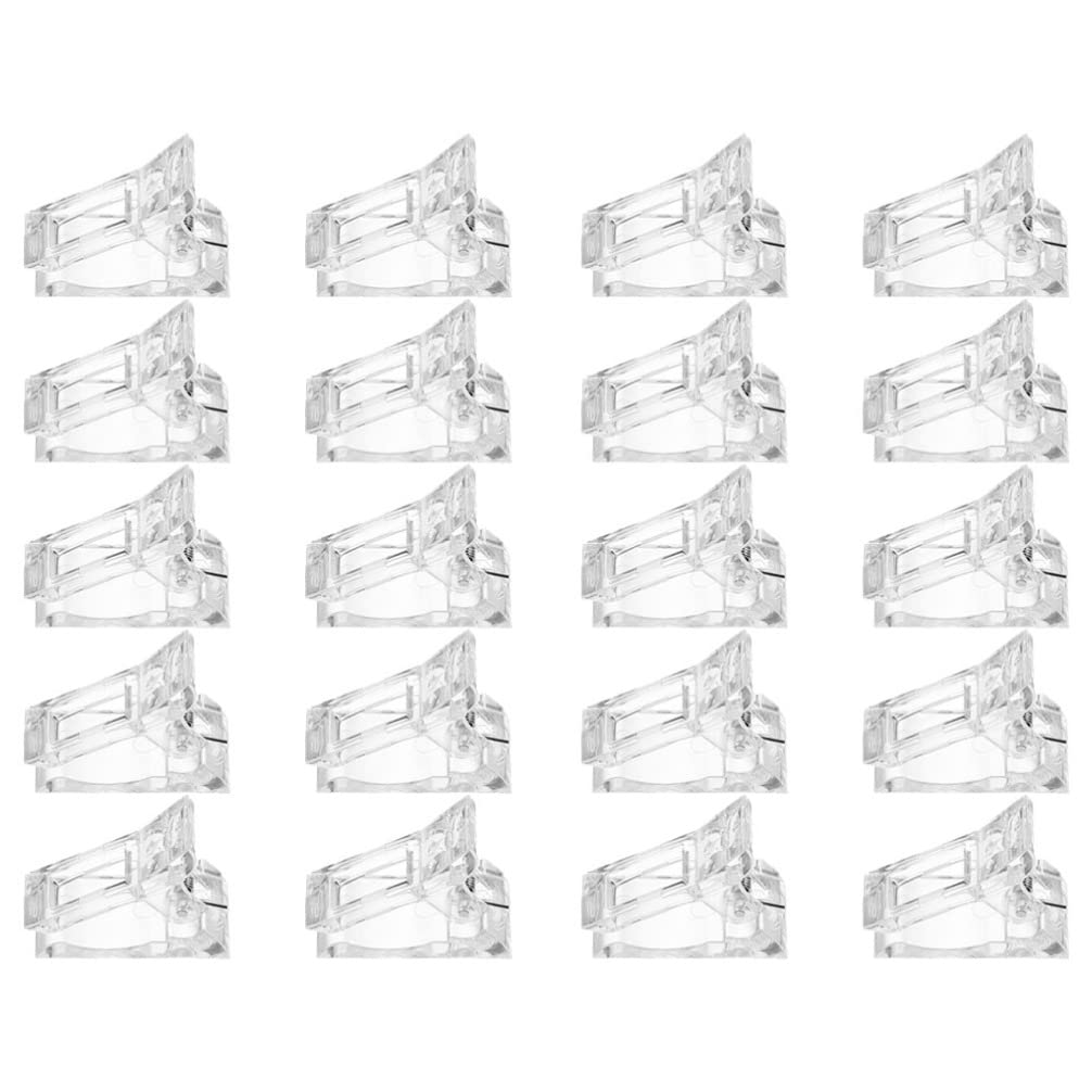Beaupretty 20pcs Nail Clips for Gel Nail Extensions & Manicure - Professional DIY Nail Art Tools Kit for Home Salon & Nail Salon Use - Perfect for Acrylic, Gel Polish, and Nail Art Designs