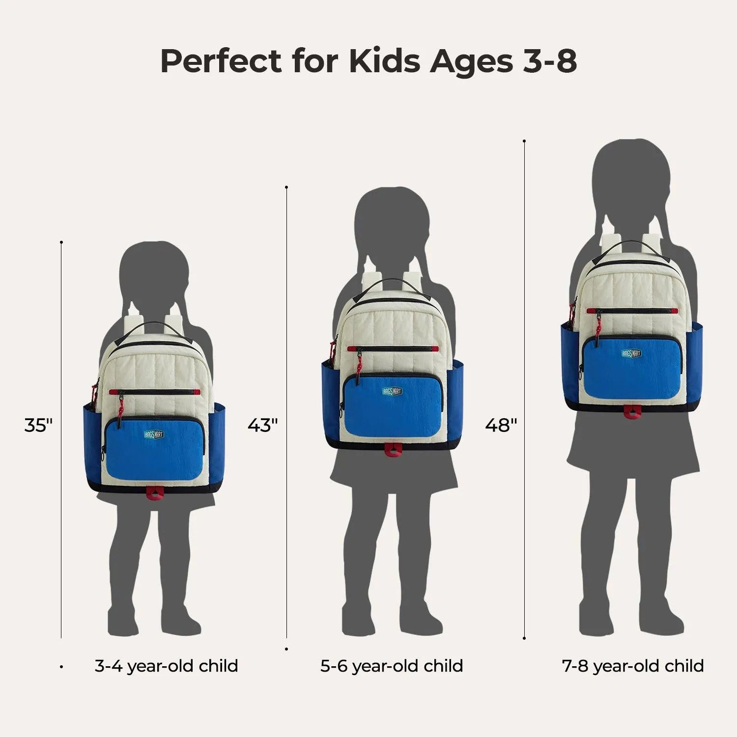 Paz 14L Kids Backpack for School, Travel & Outdoor Activities - Lightweight Waterproof Children's Daypack for Boys & Girls