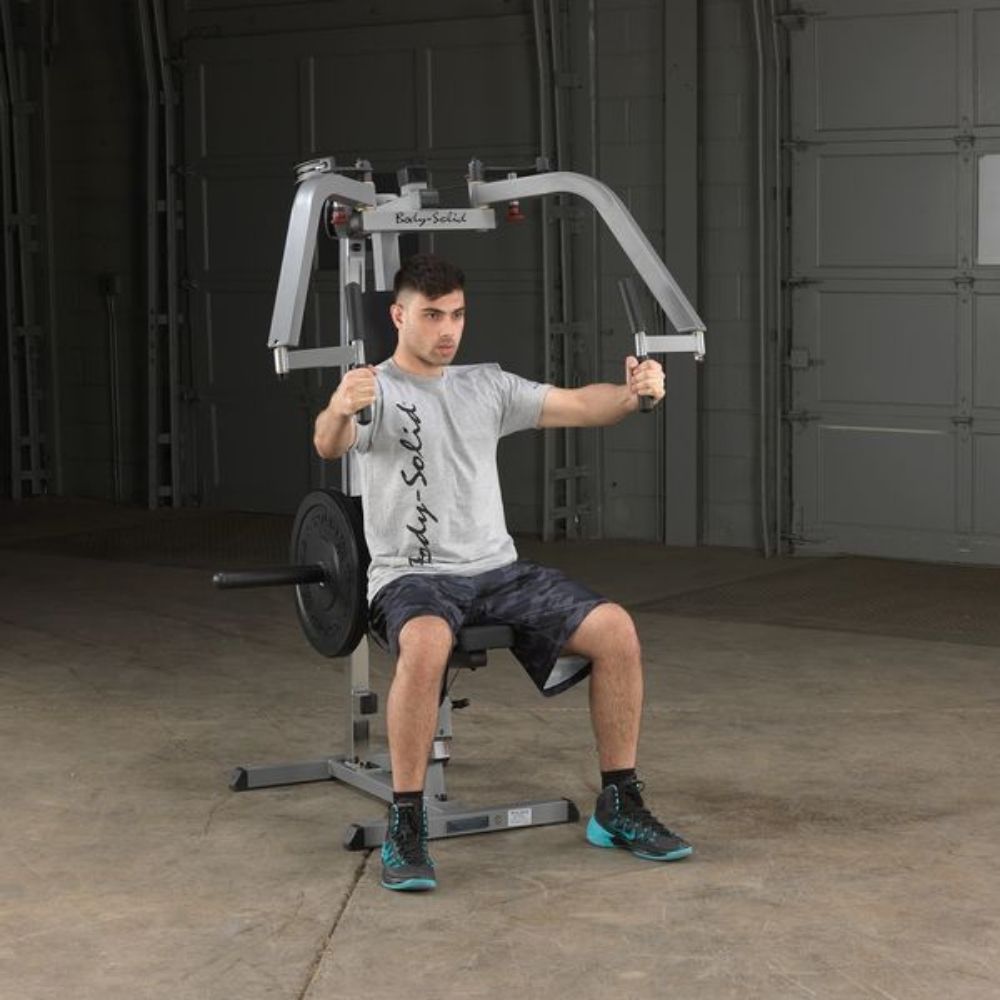Body Solid Plate Loaded Pec Deck GPM65 - Home & Gym Chest Workout Equipment for Strength Training & Muscle Building