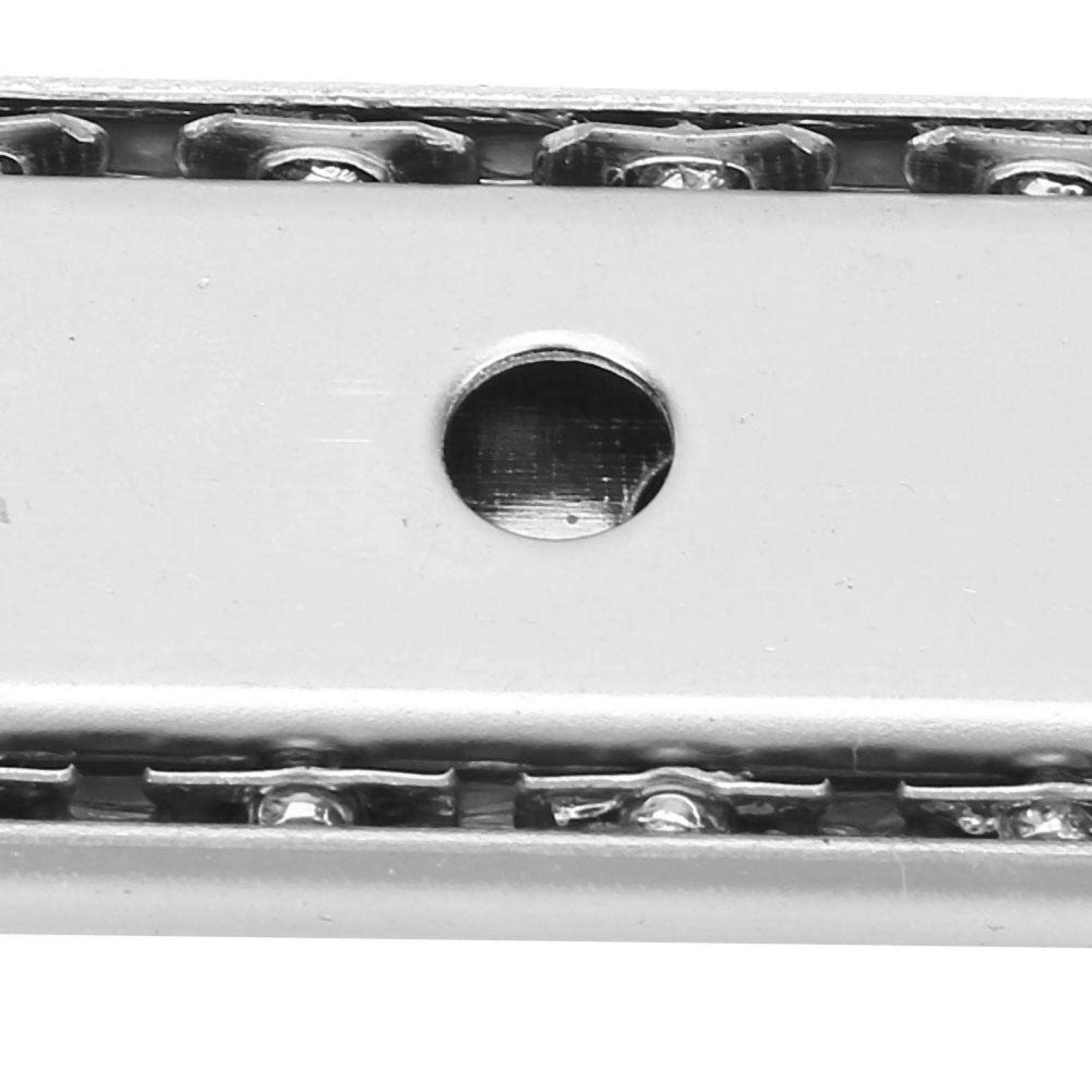 2Pcs Heavy Duty Keyboard Slide Tray - Cold Rolled Steel Computer Desk Drawer Accessories with Durable Slide Rail Bracket (White) - Perfect for Office Workstations & Home Computer Setups