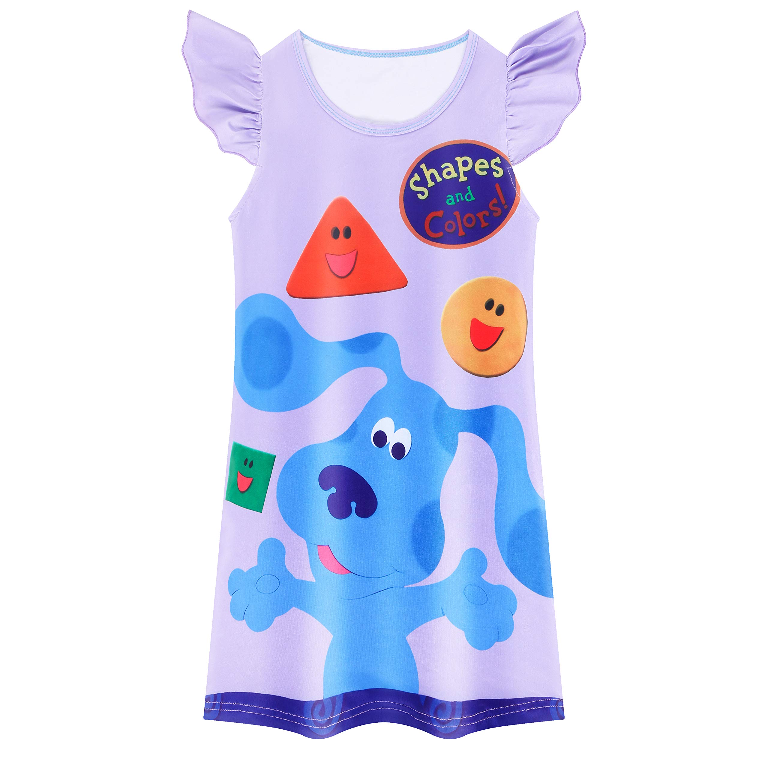 Blue Princess Casual Dress for Girls 2-6 Years | Kids' Party & Everyday Wear Shirt