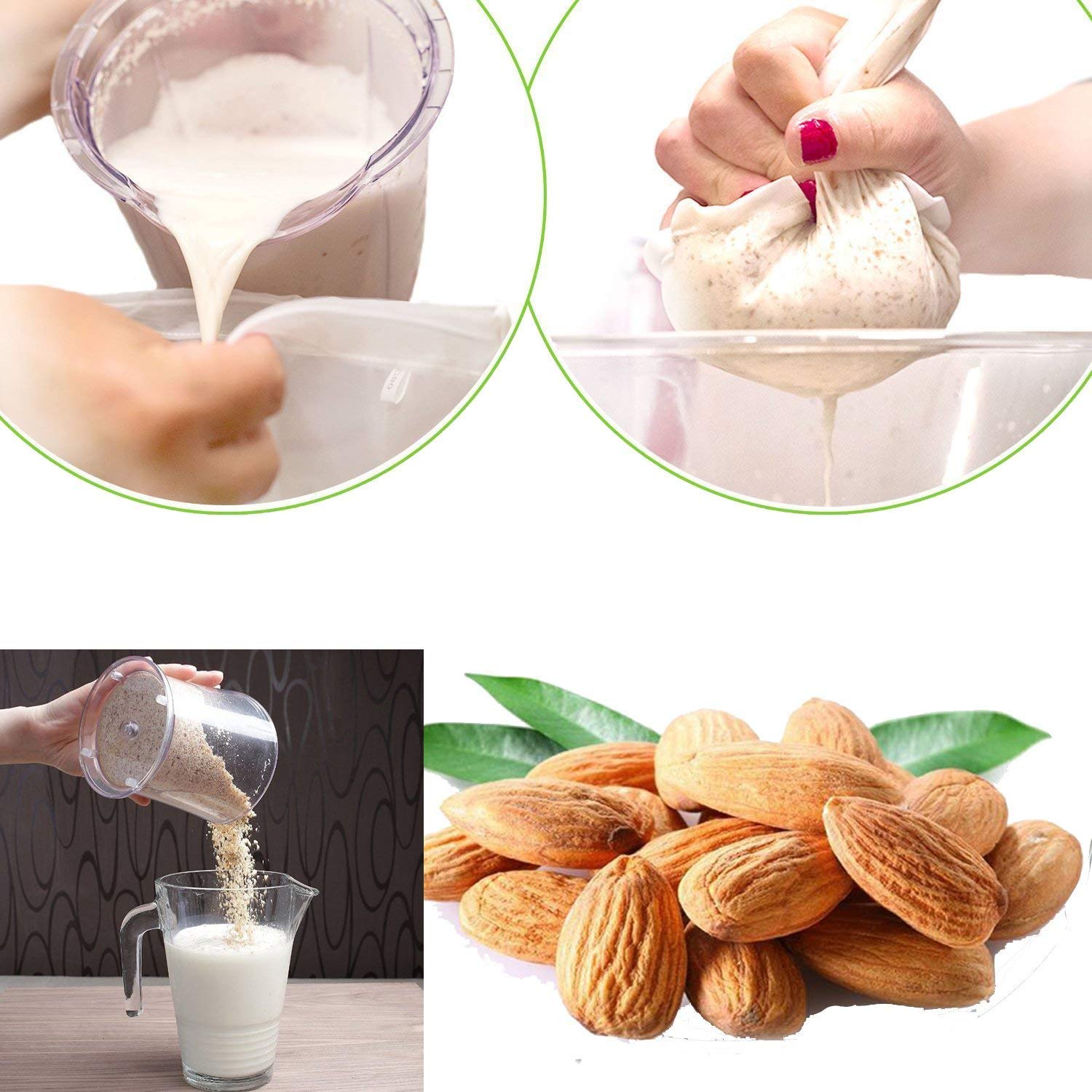 Premium Nut Milk Bags 3-Pack - 12