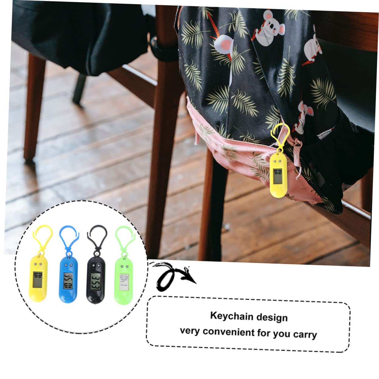 BESPORTBLE Durable Pocket Watch Keychain for Students - Perfect Exam Timepiece, Gift for Graduation & School Events - Stylish & Functional Accessory for Everyday Use