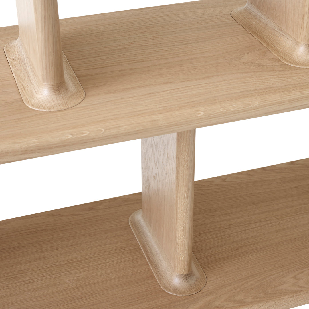 JH44 Standing Shelf - Modern Wooden Bookshelf for Home & Office - Perfect for Living Room, Bedroom, and Office Organization