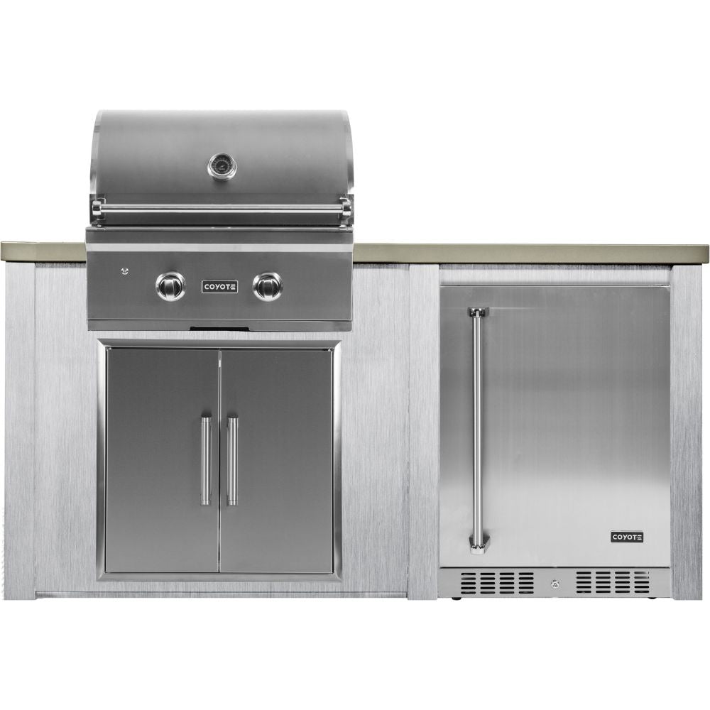 5.5 Ft. Outdoor Kitchen Island with 24