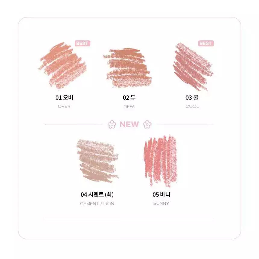 AOU Blending Lip Pencil Set - 1.6g Each, 5 Long-Lasting Matte Shades for Natural Lip Contouring | Perfect for Everyday Wear, Date Night & Special Occasions
