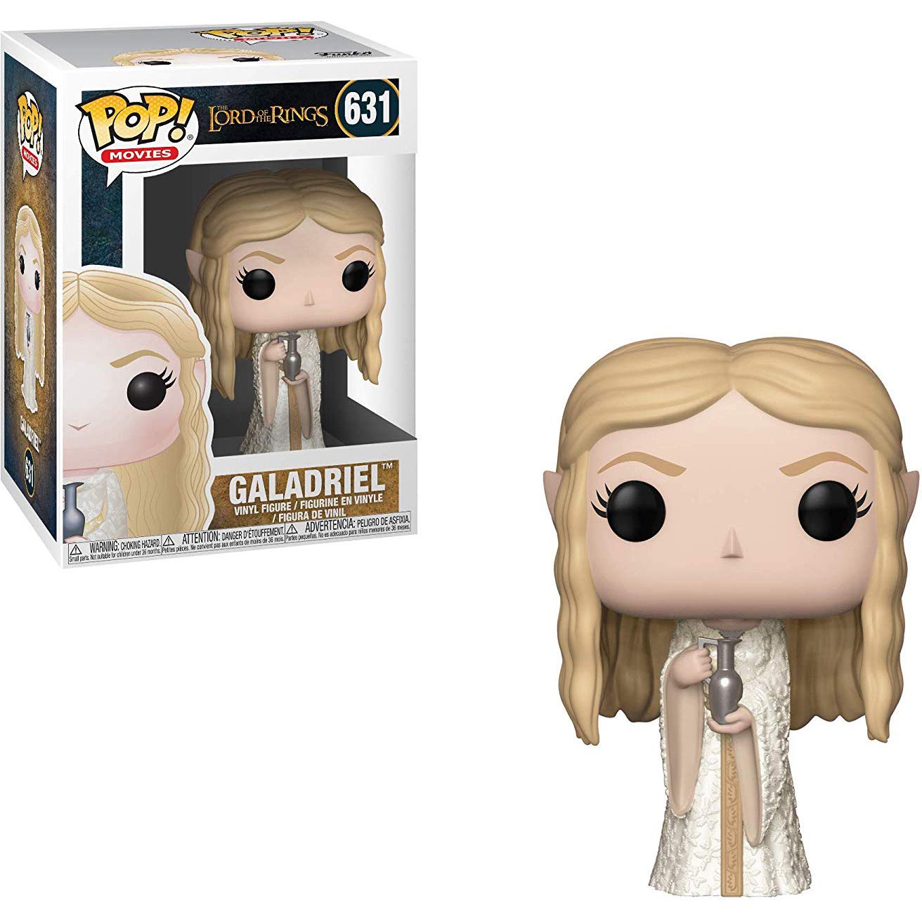 Funko POP! Galadriel Lord of The Rings Vinyl Figure with Protective Case - Collectible Movie Character Toy for LOTR Fans - Perfect for Display, Gifts, and Pop Culture Collections